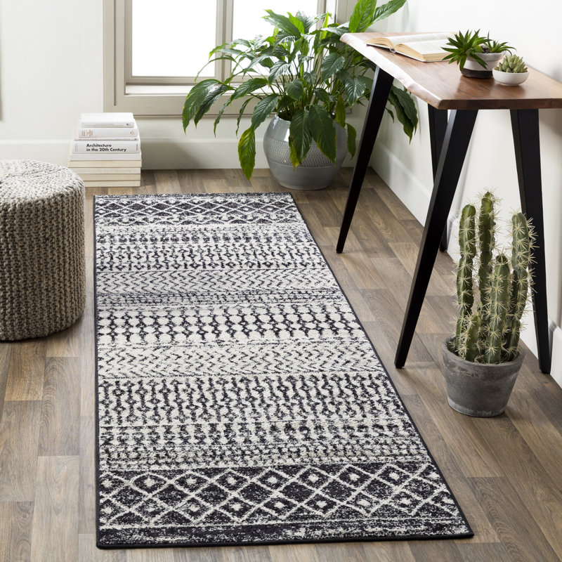 Rima Charcoal/Ivory Area Rug & Reviews AllModern